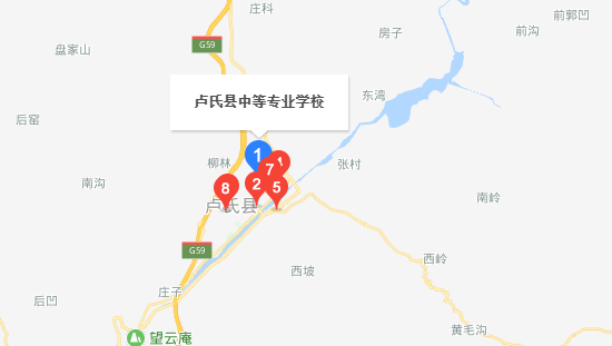 盧氏縣中等專業(yè)學(xué)校地址，地址在哪里